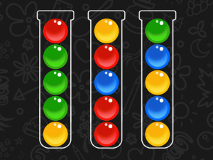 Шарики в колбах